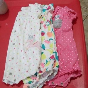 Lot of 3 Carters one piece